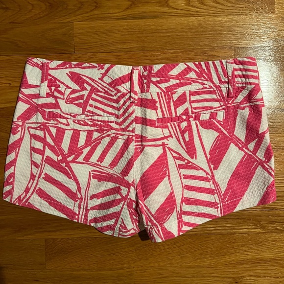 EUC size 2 Lilly Pulitzer Walsh Short in Capri Pink Yacht Sea! - Picture 2 of 3